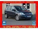 Opel Zafira !! PRICE REDUCED !! 1.7TD 156 ROAD TAX 7 SEATER