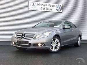 Mercedes-Benz E-Class Coupe 220CDI Elegance FOR JAN 2012